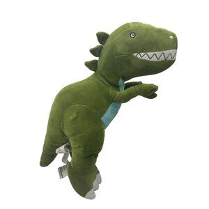Your Zone Plush Dinosaur Toy Green Blue 19in Polyester Kids Stuffed Animal Walma